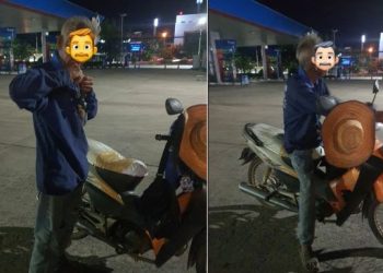 Touching; This Grandfather Traveled 300 km on a Motorbike for the Sake of Pilgrimage to his Grandson’s Grave