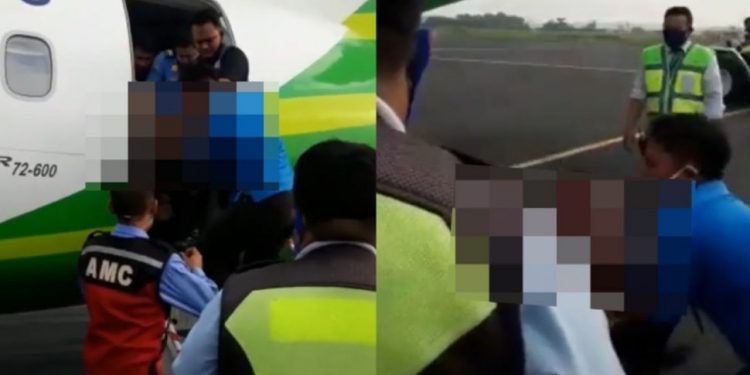 Viral Video Men Thrown from Plane, This is Explanation of Citilink