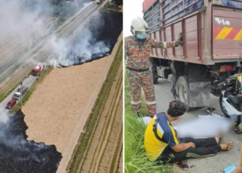 A 6-year-old Girl Died in a Terrible Accident due to Thick Smoke from Burning Rice Fields