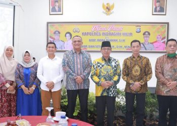Indra Dhuaman Pamit, Dian Setyawan as Chief of Police at the Indragiri Hilir Resort