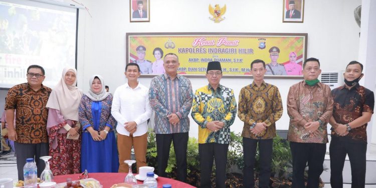 Indra Dhuaman Pamit, Dian Setyawan as Chief of Police at the Indragiri Hilir Resort