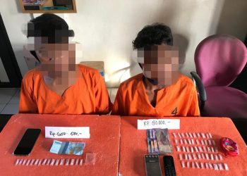 Having 66 Sabu Packages, 2 Indragiri Hilir Residents Arrested by the Police