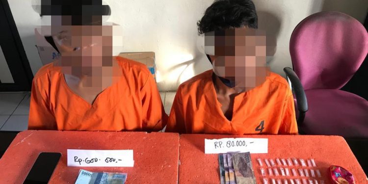 Having 66 Sabu Packages, 2 Indragiri Hilir Residents Arrested by the Police