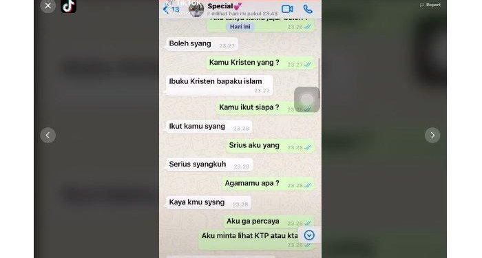 Viral! Having long been in a relationship, it turns out that different beliefs