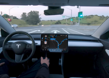 Sleeping Man dropping Tesla at 93 MPH Autopilot (talk about a faster gauge)