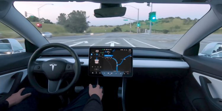 Sleeping Man dropping Tesla at 93 MPH Autopilot (talk about a faster gauge)