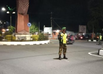 Night Patrol, Covid-19 Task Force Team Guard Road Intersections and Hangout Places for Millennials