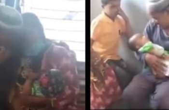 A Touching Moment of a Drug Courier Sentenced to Death Met with His Newborn Baby