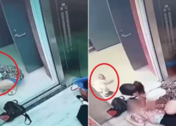 A Heroic Mum Without No Doubt Left Her Baby On The Floor, Just Save an Elderly Woman from Heart Attack