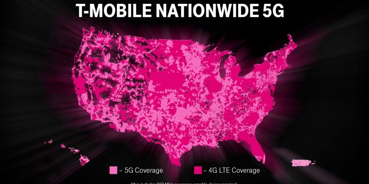 5G lights start with the 2.5GHz spectrum at T-Mobile US