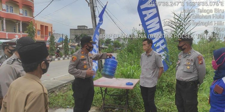 Adaptation to New Habits, Tembilahan Hulu Sector Police Conducts Raids on Several Offices and Business Premises