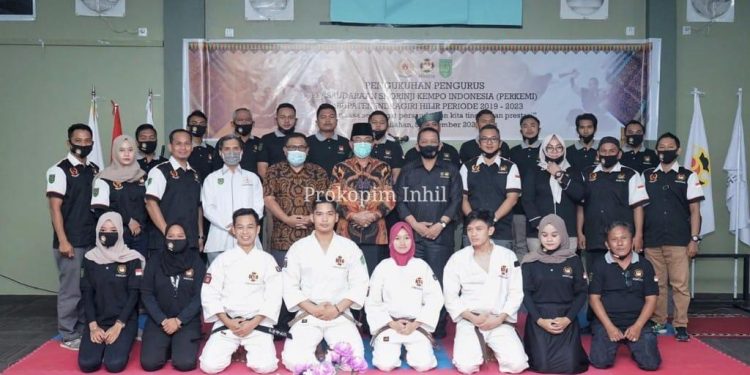 HM Wardan Attended the Inauguration of the Indonesian Shorinji Kempo Brotherhood Management of Indragiri Hilir