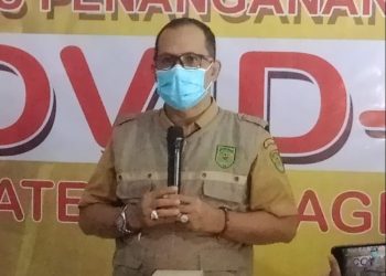 The Task Force of Covid-19 in Indragiri Hilir Regency Released the Latest Data Regarding the Covid-19 Cases