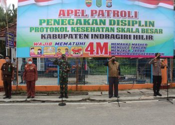 Implementing Discipline Enforcement, the Sekdakab of Indragiri Hilir Leads Large-scale Patrols