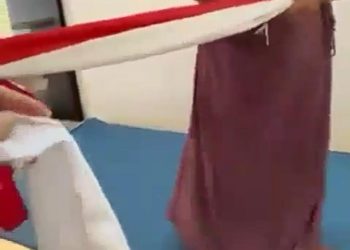 Viral Video of 3 Women Cut the Red and White Flag