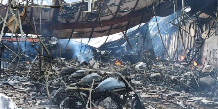 Kawasaki Dealer In Spain Burns Down, New Motorcycles Remain Frames