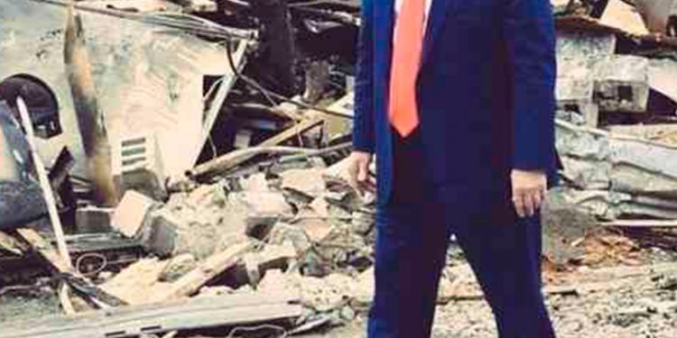 Donald Trump Went Public in 10-centimeter Heels and was Ridiculed