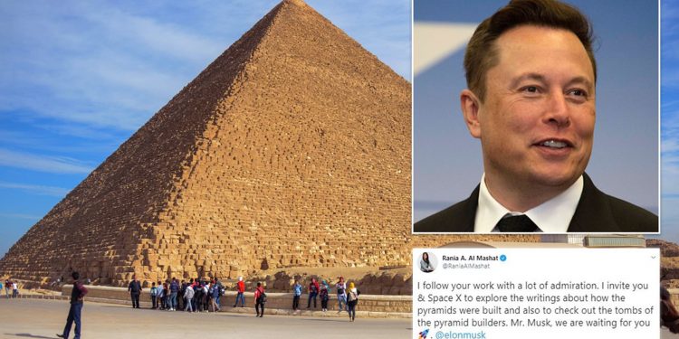 Elon Musk said that the Egyptian Pyramids were built by Aliens