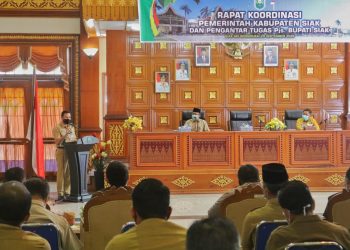 Chair of the First Coordination Meeting, This is the Message of the Acting Regent of Siak
