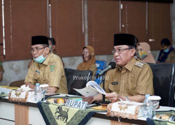 The Regent of Indragiri Hilir Calls All-District Government to Implement of SAKIP
