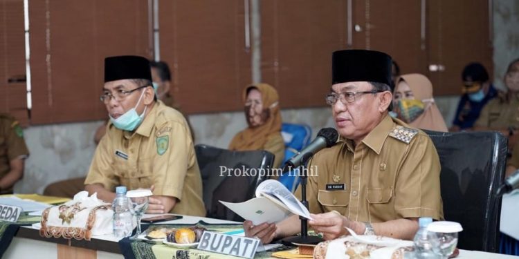 The Regent of Indragiri Hilir Calls All-District Government to Implement of SAKIP