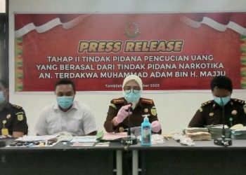 Release a Holds Press for Drug Stores, the Tembilahan District Prosecutor’s Office Shows Hundreds of Singapore Dollars and Malaysian Ringgits