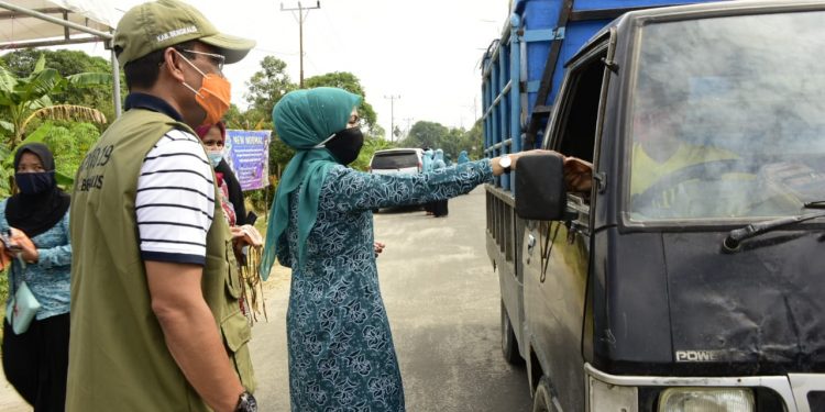 Herawati Syahrial Distributed 1,500 Sheet Masks