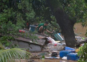 The Typhoon that hit the Philippines in Many Weeks Caused Major Flooding in Manila