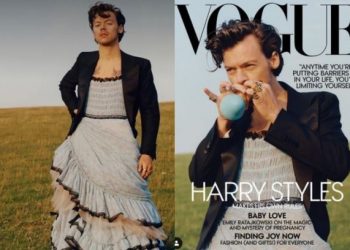 Harry Styles Becomes the First Person that Appear on the Front Page of Vogue Magazine