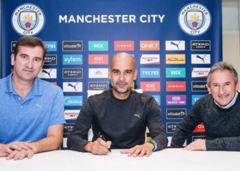 Pep Guardiola has signed a Contract With Manchester City
