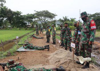 Kodim 0314 of Indragiri Hilir Carry Out Shooting Exercises