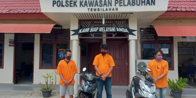 Three Men in Indragiri Hilir were Successfully Secured by Indragiri Hilir Police