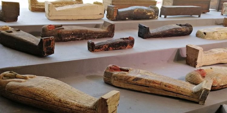 The Government of Egypt Unearthed More Than 100 Sarcophagi in Saqqara