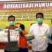Police of Indragiri Hilir Destroyed 799.50 Gram Shabu and 2,997 Ecstasy