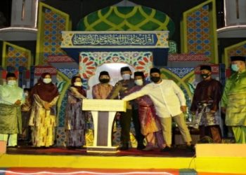 The 45th Musabaqah Tilawatil Qur’an (MTQ) at the Bengkalis Regency Level in 2020 was Closed by the Acting Regent of Bengkalis
