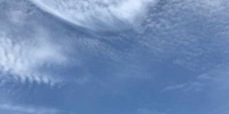 A Strange Phenomenon of Giant Eyes Clouds Occur in Kediri