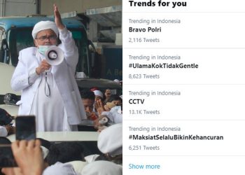 6 Sympathizers of Habib Rizieq Shihab was Shot Dead, Bravo Polri Becomes a Trending Topic on Twitter