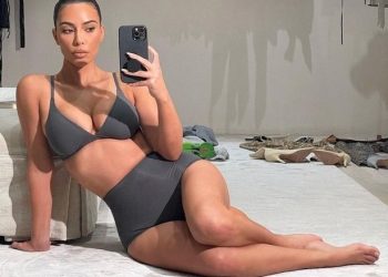 Amid Her Marriage Woes With Kanye West, Kim Kardashian Parades Cleavage in Skimpy Bra