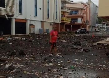 The Latest Condition of Manado, Garbage and Dozens of Boats Crashed Onto the Land