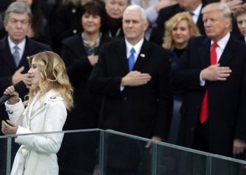 Some Celebrities that Sang the National Anthem at the Inauguration Ceremony for US President
