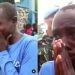 Sad, African Children Crying When Indonesian National Armed Forces Leave Them