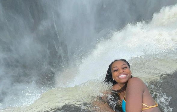 Woman Poses For Bikini Shoot On Edge Of World’s Largest Waterfall, Goes Viral
