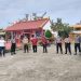 The Police of Indragiri Hilir Conduct Security at the Budhi Bakti Temple