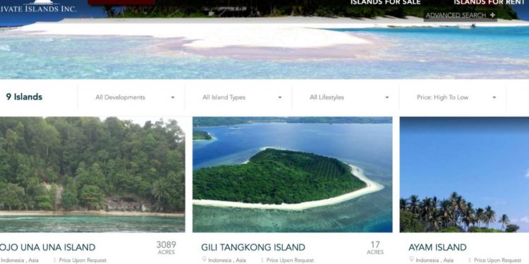 Authorities Say that Indonesian Islands are Not for Sale