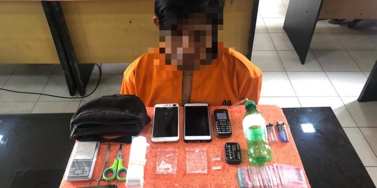 The Residents of Tembilahan Hulu were Secured by the Narcotics Unit of the Indragiri Hilir Police