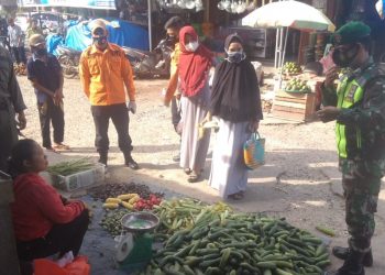 Kodim 0314 of Indragiri Hilir Conducts Disciplinary Enforcement of the Health Protocol