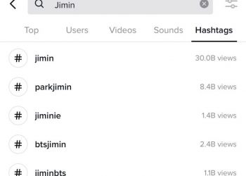 Social Media of BTS’s Jimin Surpasses 30 Billion Views On TikTok