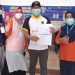 Employees of the Indragiri Hilir Trade and Industry Service Receive the First Stage of Vaccination