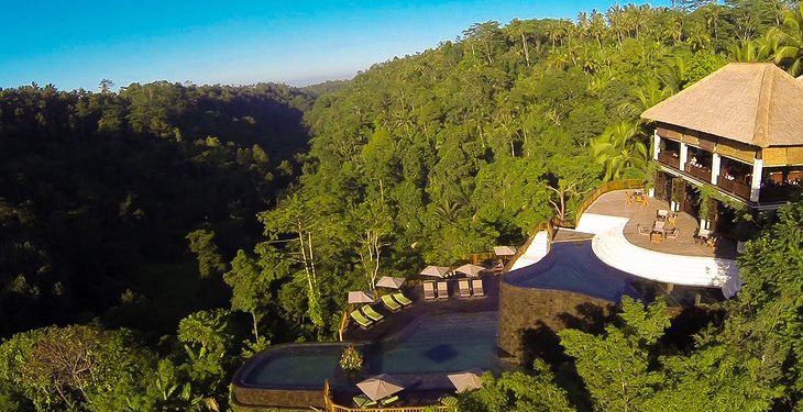 Hanging Gardens of Bali, a Hidden Gem at the Misty Ayung River Valley