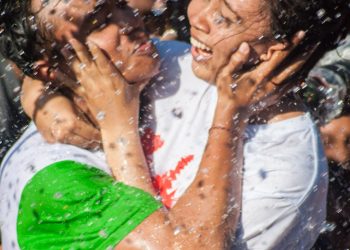 The Omed-omedan Tradition, a Culture of Kissing that Passed Down From Generation to Generation in Bali